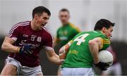5 March 2017; Donnacha Tobin of Meath is tackled by Shane Walsh of Galway during the Allianz Football League Division 2 Round 4 match between Meath and Galway at Páirc Tailteann in Navan, Co Meath. Photo by Ramsey Cardy/Sportsfile