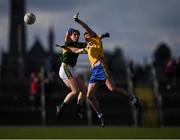 5 March 2017; Shane Killoran of Roscommon in action against Tadhg Morley of Kerry during the Allianz Football League Division 1 Round 4 match between Roscommon and Kerry at Dr Hyde Park in Roscommon. Photo by Stephen McCarthy/Sportsfile