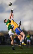 5 March 2017; Fintan Cregg of Roscommon in action against Peter Crowley of Kerry during the Allianz Football League Division 1 Round 4 match between Roscommon and Kerry at Dr Hyde Park in Roscommon. Photo by Stephen McCarthy/Sportsfile