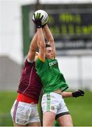5 March 2017; Bryan Menton of Meath in action against Paul Conroy of Galway during the Allianz Football League Division 2 Round 4 match between Meath and Galway at Páirc Tailteann in Navan, Co Meath. Photo by Ramsey Cardy/Sportsfile