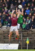5 March 2017; Liam Silke of Galway in action against Ruairi O Coileain of Meath during the Allianz Football League Division 2 Round 4 match between Meath and Galway at Páirc Tailteann in Navan, Co Meath. Photo by Ramsey Cardy/Sportsfile