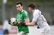 5 March 2017; Ryan Jones of Fermanagh in action against Neil Flynn of Kildare during the Allianz Football League Division 2 Round 4 match between Kildare and Fermanagh at St Conleth's Park in Newbridge, Co Kildare. Photo by Piaras Ó Mídheach/Sportsfile