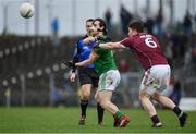 5 March 2017; Cillian O'Sullivan of Meath in action against Gareth Bradshaw of Galway during the Allianz Football League Division 2 Round 4 match between Meath and Galway at Páirc Tailteann in Navan, Co Meath. Photo by Ramsey Cardy/Sportsfile