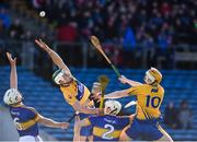 5 March 2017; Aaron Shanagher, left, and Aaron Cunningham of Clare in action against Ronan Maher, left, and Joe O'Dwyer of Tipperary during the Allianz Hurling League Division 1A Round 3 match between Tipperary and Clare at Semple Stadium in Thurles, Co Tipperary. Photo by Matt Browne/Sportsfile