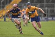 5 March 2017; David Fitzgerald of Clare in action against Steven O'Brien of Tipperary during the Allianz Hurling League Division 1A Round 3 match between Tipperary and Clare at Semple Stadium in Thurles, Co Tipperary. Photo by Matt Browne/Sportsfile