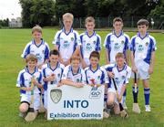 7 August 2011; Go Games Exhibition Team B, back row, left to right, Conor McGovern, St. Mary's P.S., Mullymesker, Co. Fermanagh, John Murray, Ballymurray N.S., Co. Roscommon, Liam Pender, Kiltealy N.S., Enniscorthy, Co. Wexford, Adam Whyte, Fuerty N.S., Castlecoote, Co. Roscommon, Stephen Loughlin, St. Clare's N.S., Manorhamilton, Co. Leitrim, front row, left to right, Patrick Flynn, St. Joseph's N.S., Co. Leitrim, Leigh McManus, Annaduff N.S., Carrick-on-Shannon, Co. Leitrim, Eoin Fagan, St. Michael's N.S., Castlepollard, Co. Westmeath, Michael Codd, Piercestown N.S., Drinagh, Co. Wexford, Darragh O'Reilly, St. Michael's N.S., Castlepollard, Co. Westmeath. Go Games Exhibition - Sunday 7th August 2011. Croke Park, Dublin. Picture credit: Ray McManus / SPORTSFILE