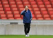 9 August 2011; Faroe Islands manager Brian Kerr during squad training ahead of his side's EURO2012 Championship Qualifier against Northern Ireland on Wednesday. Faroe Islands Squad Training, Windsor Park, Belfast, Co. Antrim. Picture credit: Oliver McVeigh / SPORTSFILE