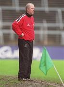 10 March 2002; Cork manager Larry Tompkins during the Allianz National Football League Division 1A Round 4 match between Cork and Dublin at Pairc Ui Chaoimh in Cork. Photo by Brendan Moran/Sportsfile