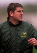 18 March 2002; Meath manager Michael Duignan during the Allianz National Hurling League Division 1A Round 3 match between Kilkenny and Meath at Nowlan Park in Kilkenny. Photo by Damien Eagers/Sportsfile