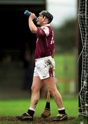 18 March 2002; Eugene Cloonan of Galway during the Allianz National Hurling League Division 1A Round 3 match between Galway and Clare at Duggan Park in Ballinasloe, Galway. Photo by Ray McManus/Sportsfile