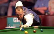 20 March 2002; Fergal O'Brien during the Irish Snooker Masters Championship match between Stephen Hendry and Fergal O'Brien at the Citywest Hotel in Saggart, Dublin. Photo by Damien Eagers/Sportsfile
