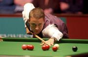 20 March 2002; Stephen Hendry during the Irish Snooker Masters Championship match between Stephen Hendry and Fergal O'Brien at the Citywest Hotel in Saggart, Dublin. Photo by Damien Eagers/Sportsfile