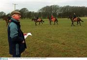 20 March 2002; John Oxx, Trainer. Horse Racing. Picture credit; Damien Eagers / SPORTSFILE