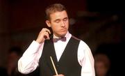 22 March 2002; Stephen Hendry during the Irish Snooker Masters Championship Quarter Final match between Stephen Hendry and John Higgins at the Citywest Hotel in Saggart, Dublin. Photo by Brendan Moran/Sportsfile