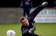 25 March 2002; Shay Given during a Republic of Ireland squad training session at John Hyland Park in Baldonnel, Dublin. Photo by David Maher/Sportsfile