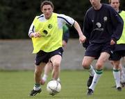 25 March 2002; Robbie Keane during a Republic of Ireland squad training session at John Hyland Park in Baldonnel, Dublin. Photo by David Maher/Sportsfile