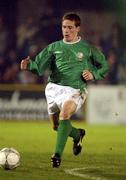 27 March 2002; Joe Gamble of Republic of Ireland during the U21 International friendly match between Republic of Ireland and Denmark at Lansdowne Road in Dublin. Photo by David Maher/Sportsfile