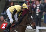 16 February 2002; Billy the Snake with John Cullen up, horse racing. Picture credit; Damien Eagers / SPORTSFILE *EDI*