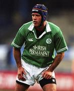 22 March 2002; Mike Mullins of Ireland during an International Friendly between Ireland A and Italy A at Donnybrook Stadium, Dublin. Photo by Brendan Moran/Sportsfile