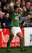 22 March 2002; Gavin Hickie of Ireland during an International Friendly between Ireland A and Italy A at Donnybrook Stadium, Dublin. Photo by Brendan Moran/Sportsfile