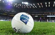 4 March 2017; A general view of an Allianz branded match ball prior to the Allianz Football League Division 1 Round 4 match between Dublin and Mayo at Croke Park in Dublin. Photo by Brendan Moran/Sportsfile