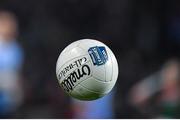 4 March 2017; Allianz branded match ball during the Allianz Football League Division 1 Round 4 match between Dublin and Mayo at Croke Park in Dublin. Photo by Brendan Moran/Sportsfile