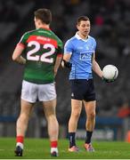 4 March 2017; Dean Rock of Dublin reacts after having a free kick overturned for timewasting during the Allianz Football League Division 1 Round 4 match between Dublin and Mayo at Croke Park in Dublin. Photo by Brendan Moran/Sportsfile