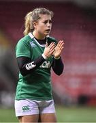 3 February 2017; Alisa Hughes of Ireland during the RBS Women's Six Nations Rugby Championship match between Scotland and Ireland at Broadwood Stadium in Cumbernauld, Scotland. Photo by Brendan Moran/Sportsfile