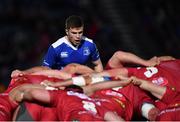4 March 2017; Luke McGrath of Leinster during the Guinness PRO12 Round 17 match between Leinster and Scarlets at the RDS Arena in Ballsbridge, Dublin. Photo by Ramsey Cardy/Sportsfile