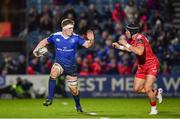 4 March 2017; Dan Leavy of Leinster in action against DTH van der Merwe of Scarlets during the Guinness PRO12 Round 17 match between Leinster and Scarlets at the RDS Arena in Ballsbridge, Dublin. Photo by Ramsey Cardy/Sportsfile