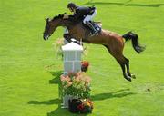 3 August 2011; Piet Raijmakers, Netherlands, competing on Van Schijndel's Chanelly, during The Speed Stakes. Dublin Horse Show 2011, RDS, Ballsbridge, Dublin. Picture credit: Barry Cregg / SPORTSFILE