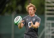 11 August 2011; Ireland's Jerry Flannery in action during squad training ahead of his side's Rugby World Cup warm-up game against France on Saturday. Ireland Rugby Squad Training, Carton House, Maynooth, Co. Kildare. Picture credit: Pat Murphy / SPORTSFILE