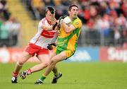 17 July 2011; Rory Kavanagh, Donegal, in action against Michael Friel, Derry. Ulster GAA Football Senior Championship Final, Derry v Donegal, St Tiernach's Park, Clones, Co. Monaghan. Picture credit: Brendan Moran / SPORTSFILE