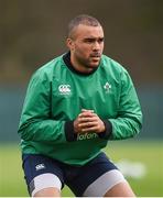 6 March 2017; Simon Zebo of Ireland during squad training at Carton House in Maynooth, Co. Kildare. Photo by Seb Daly/Sportsfile