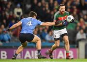 4 March 2017; Kevin McLoughlin of Mayo in action against David Byrne of Dublin during the Allianz Football League Division 1 Round 4 match between Dublin and Mayo at Croke Park in Dublin. Photo by David Fitzgerald/Sportsfile