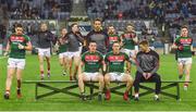 4 March 2017; The Mayo run out for the team photo ahead of the Allianz Football League Division 1 Round 4 match between Dublin and Mayo at Croke Park in Dublin. Photo by David Fitzgerald/Sportsfile