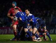 4 March 2017; Jamison Gibson-Park of Leinster during the Guinness PRO12 Round 17 match between Leinster and Scarlets at the RDS Arena in Ballsbridge, Dublin. Photo by Ramsey Cardy/Sportsfile