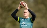 8 March 2017; Devin Toner of Ireland during squad training at Carton House in Maynooth, Co Kildare. Photo by Piaras Ó Mídheach/Sportsfile
