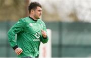 8 March 2017; Tiernan O'Halloran of Ireland during squad training at Carton House in Maynooth, Co Kildare. Photo by Piaras Ó Mídheach/Sportsfile