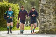8 March 2017; Ireland players, from left, CJ Stander, Iain Henderson and Tommy Bowe arrive for squad training at Carton House in Maynooth, Co Kildare. Photo by Piaras Ó Mídheach/Sportsfile