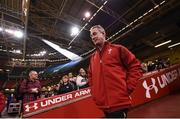 9 March 2017; Wales head coach Rob Howley during their captain's run at the Principality Stadium in Cardiff, Wales. Photo by Stephen McCarthy/Sportsfile