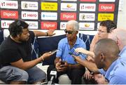 10 March 2017; The 2017 Hero Caribbean Premier League Player Draft took place in Lone Star Restaurant, Barbados on Friday, 10 March. Pictured at the launch of the fifth instalment of the biggest party in sport are Sir Gary Sobers (L2) press conference. Lone Star Restaurant, Barbados. Photo by Randy Brooks/Sportsfile