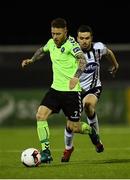 10 March 2017; Lee J Lynch of Limerick in action against Michael Duffy of Dundalk during the SSE Airtricity League Premier Division match between Dundalk and Limerick at Oriel Park in Dundalk, Co Louth. Photo by Seb Daly/Sportsfile