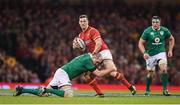 10 March 2017; George North of Wales is tackled by Devin Toner of Ireland during the RBS Six Nations Rugby Championship match between Wales and Ireland at the Principality Stadium in Cardiff, Wales. Photo by Stephen McCarthy/Sportsfile