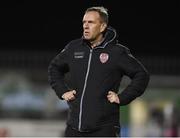 10 March 2017; Derry City manager Kenny Shiels during the SSE Airtricity League Premier Division match between Shamrock Rovers and Derry City at Tallaght Stadium in Tallaght, Dublin. Photo by Matt Browne/Sportsfile