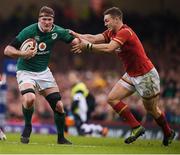10 March 2017; Donnacha Ryan of Ireland is tackled by George North of Wales during the RBS Six Nations Rugby Championship match between Wales and Ireland at the Principality Stadium in Cardiff, Wales. Photo by Stephen McCarthy/Sportsfile