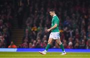 10 March 2017; Conor Murray of Ireland leaves the pitch with an injury during the RBS Six Nations Rugby Championship match between Wales and Ireland at the Principality Stadium in Cardiff, Wales. Photo by Brendan Moran/Sportsfile