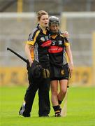 13 August 2011; Kilkenny's Katie Power, left, and Catherine Doherty show their disappointment after the game. All-Ireland Senior Camogie Championship Semi-Final in association with RTE Sport, Kilkenny v Galway, Nowlan Park, Kilkenny. Picture credit: Pat Murphy / SPORTSFILE
