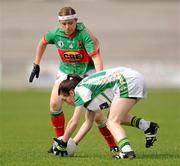 13 August 2011; Sarah Houlihan, Kerry, in action against Denise McDonagh, Mayo. TG4 All-Ireland Ladies Senior Football Championship Quarter-Final, Mayo v Kerry, St Brendan's Park, Birr, Co. Offaly. Picture credit: Stephen McCarthy / SPORTSFILE