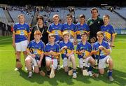 14 August 2011; The Tipperary team, back row, left to right, Jason Power, Glenville N.S., Glenville, Co. Cork, Cilian Byrne, St. Colmcille’s N.S. Knocklyon, Co. Dublin, Cathal Geary, Scoil Mhuire, Tallow, Co. Waterford, Michael Barlow, Ardfinnan N.S., Clonmel, Co. Tipperary, and Cormac Doyle, C.B.S., Doon, Co. Limerick, front row, left to right, Alan Duggan, Briehill N.S., Co. Galway, Ian Condon, St. Stepehn’s N.S., Co. Waterford, Diarmuid Carney, St. Michael’s N.S., Cootehill, Co. Cavan, Cormac Timoney, St. Felim’s N.S., Ballinagh, Co. Cavan, and Nicholas Mac an Rí, Scoil Mobhi, Glasnaoin, Co. Dublin. Go Games Exhibition - Sunday 14th August 2011, Croke Park, Dublin. Picture credit: Ray McManus / SPORTSFILE